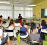 Vista general del aula durante la explicacin